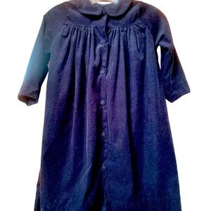KELLY'S KIDS VINTAGE Black Corduroy Swing Coat - Size 5/6